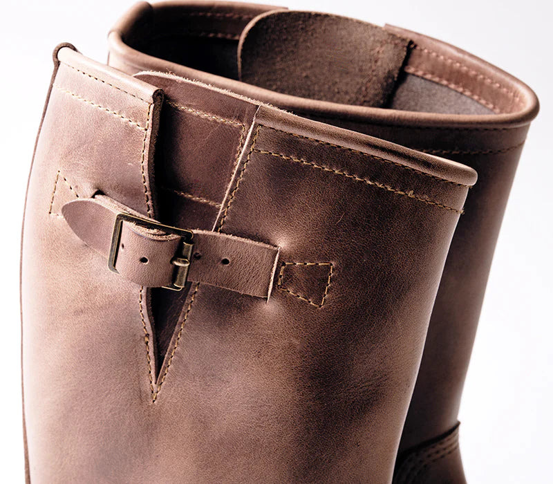 LK-003 Wabash Engineer Boots Horween CXL Natural - 8