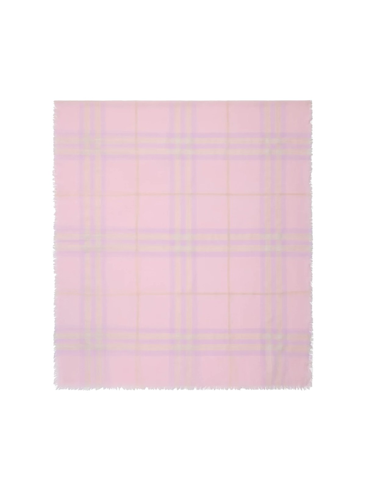 'CHECK' WOOL SCARF - 2