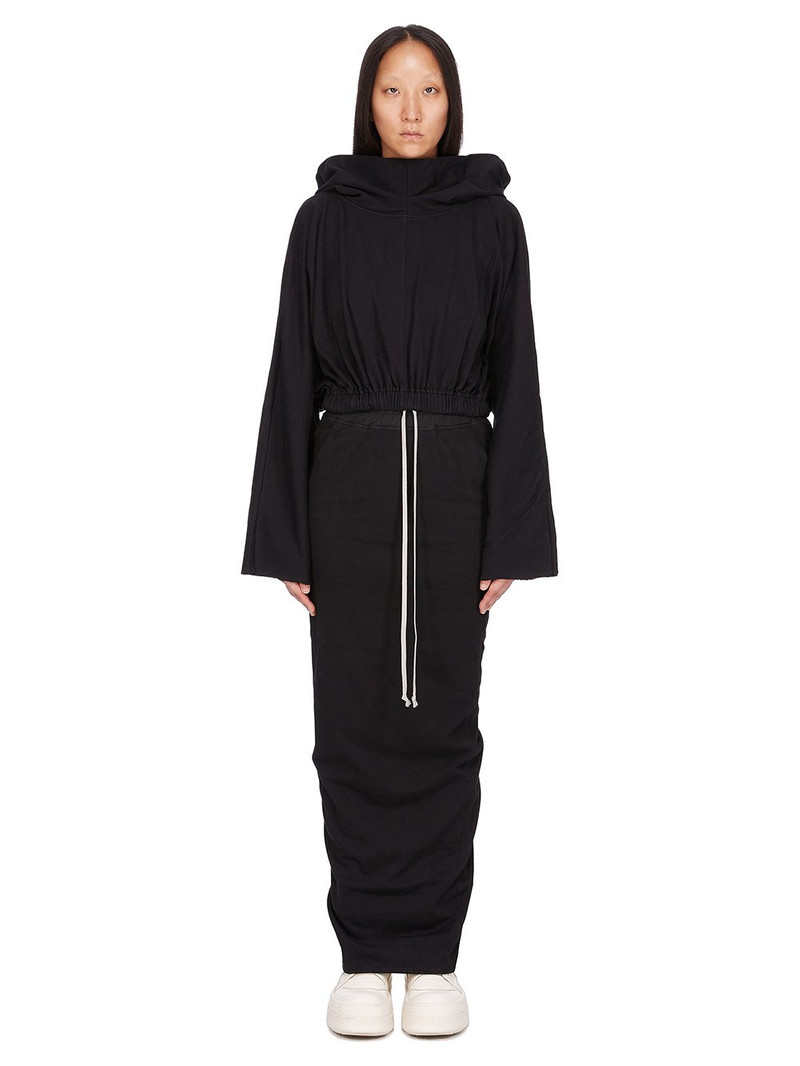 Rick Owens DRKSHDW drawstring hooded top outlook
