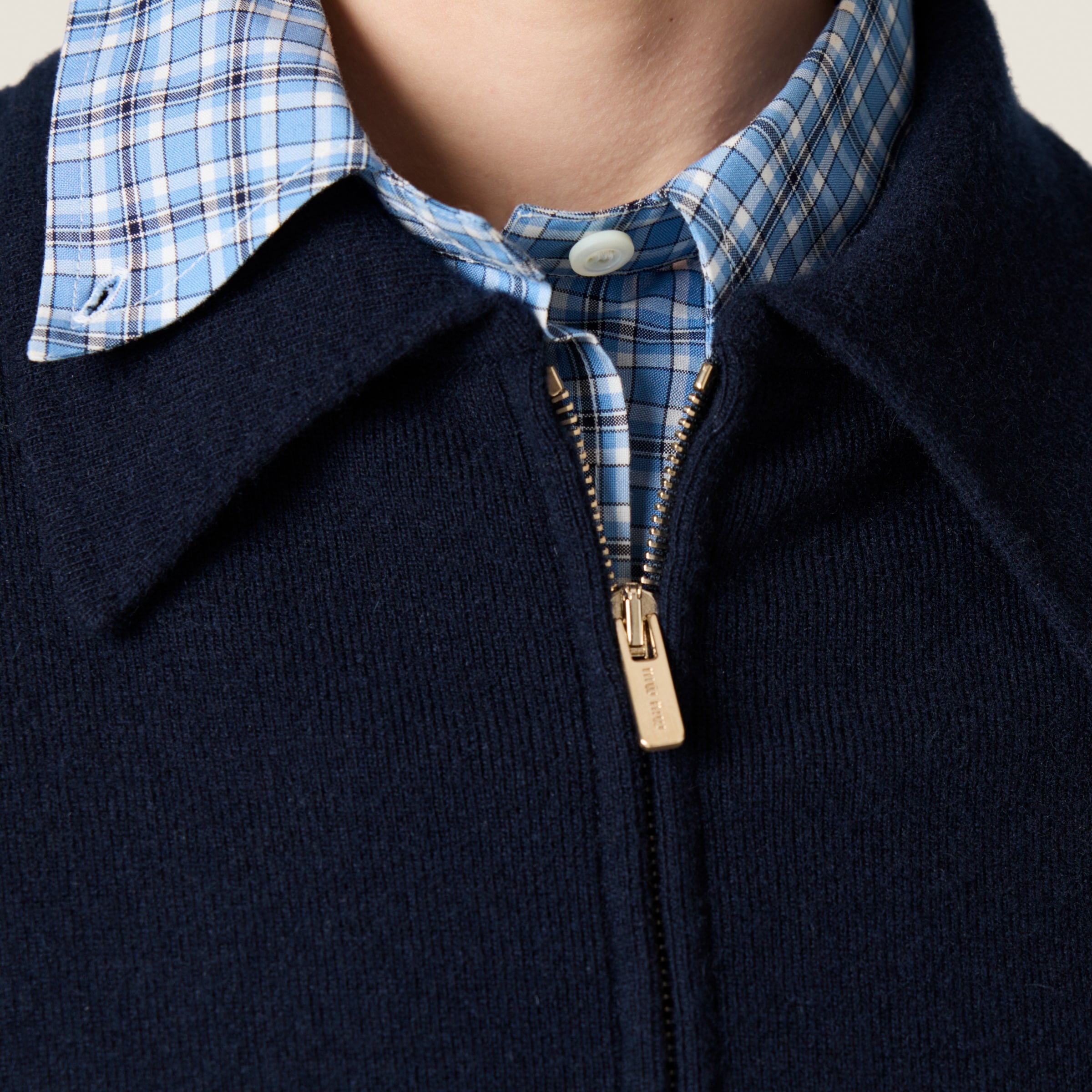 Wool and cashmere blouson jacket - 6