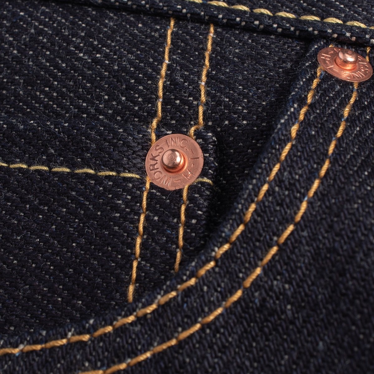 IH-555-XHS 25oz Selvedge Denim Super Slim Cut Jeans - Indigo - 10