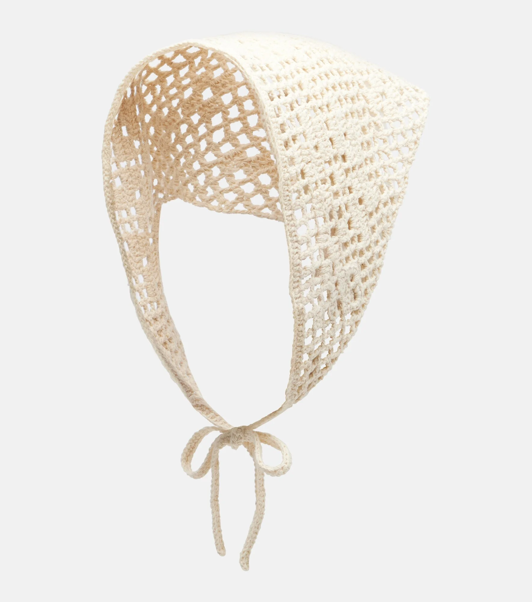 Crochet cotton scarf - 1