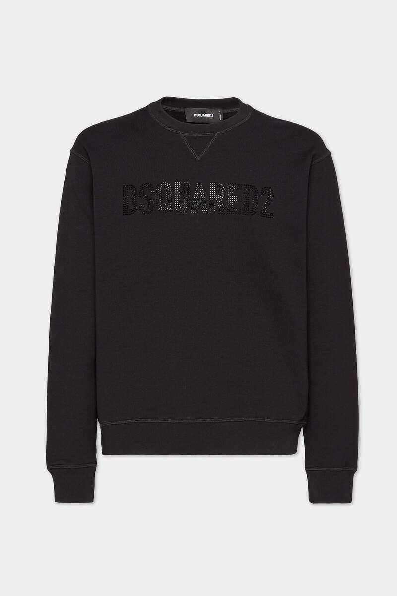 RHINESTONES L LOGO COOL FIT CREWNECK SWEATSHIRT 1