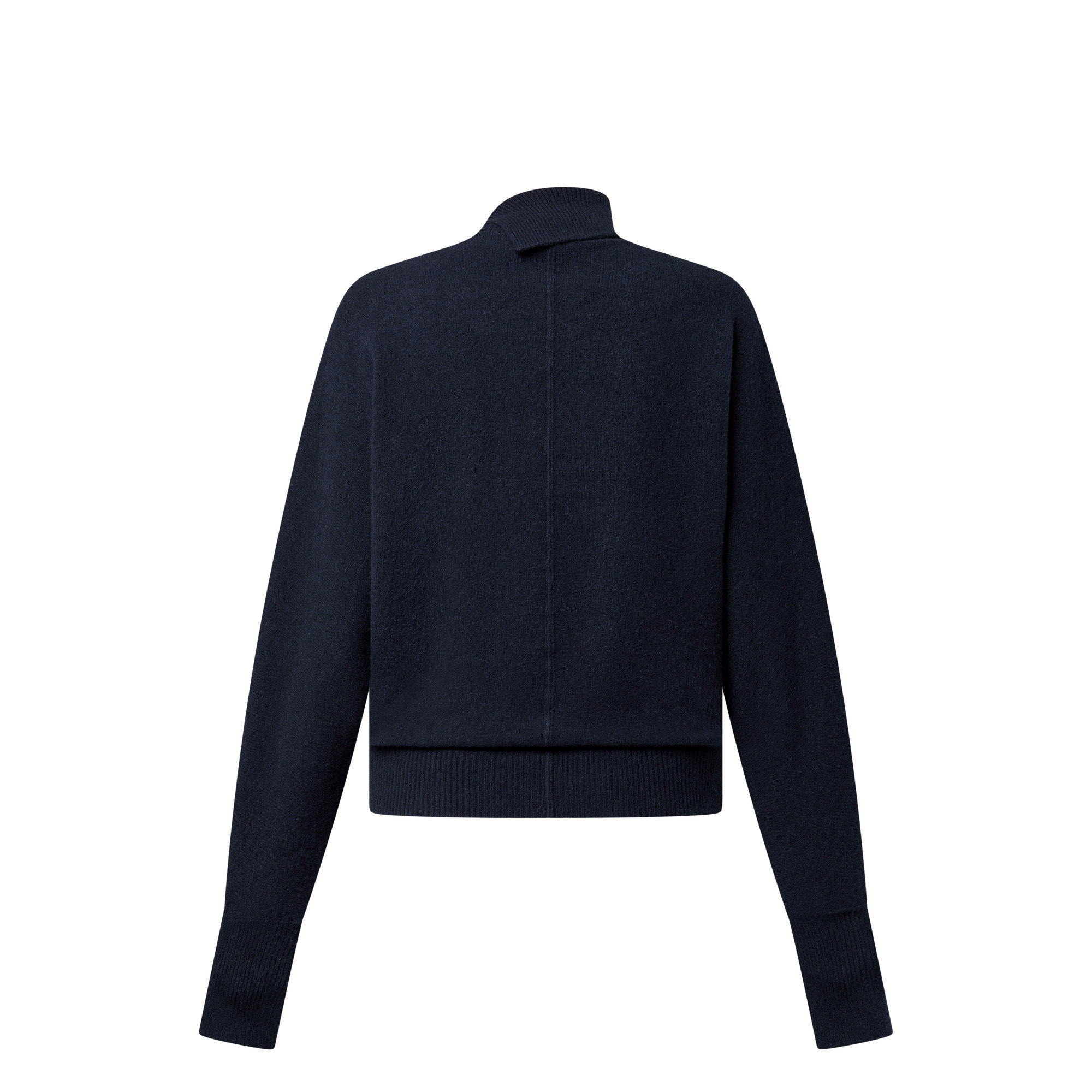 Twist Collar Knit Pullover - 3