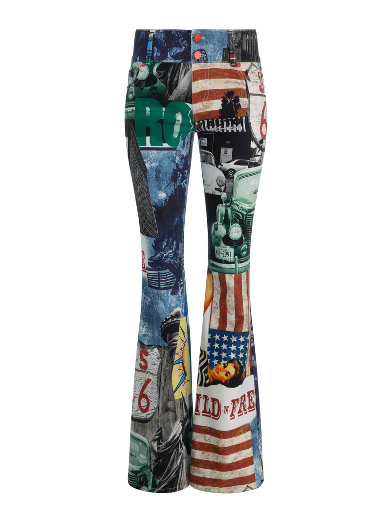 KAI LOW RISE PRINTED JEAN 7