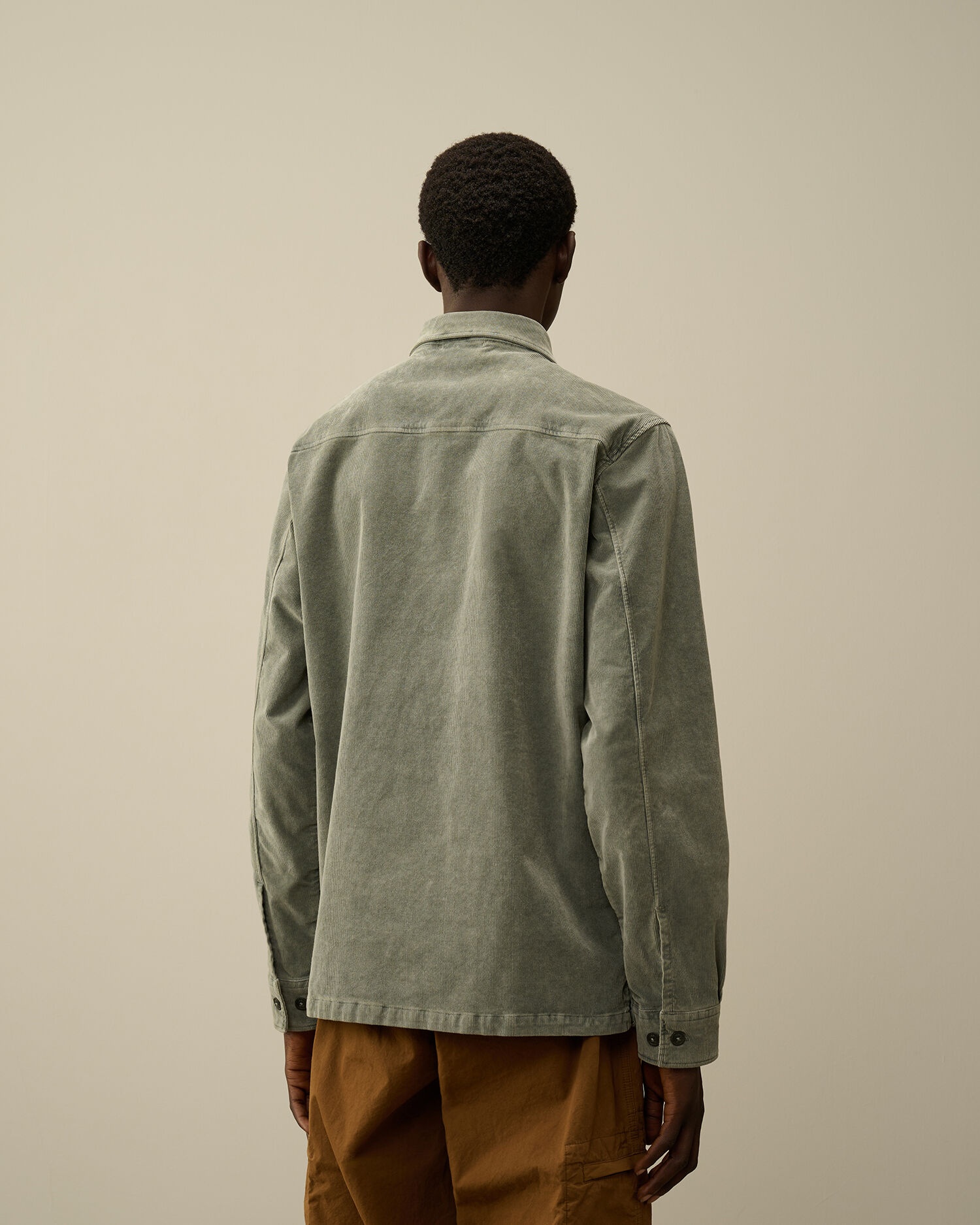Corduroy Lens Buttoned Shirt - 3