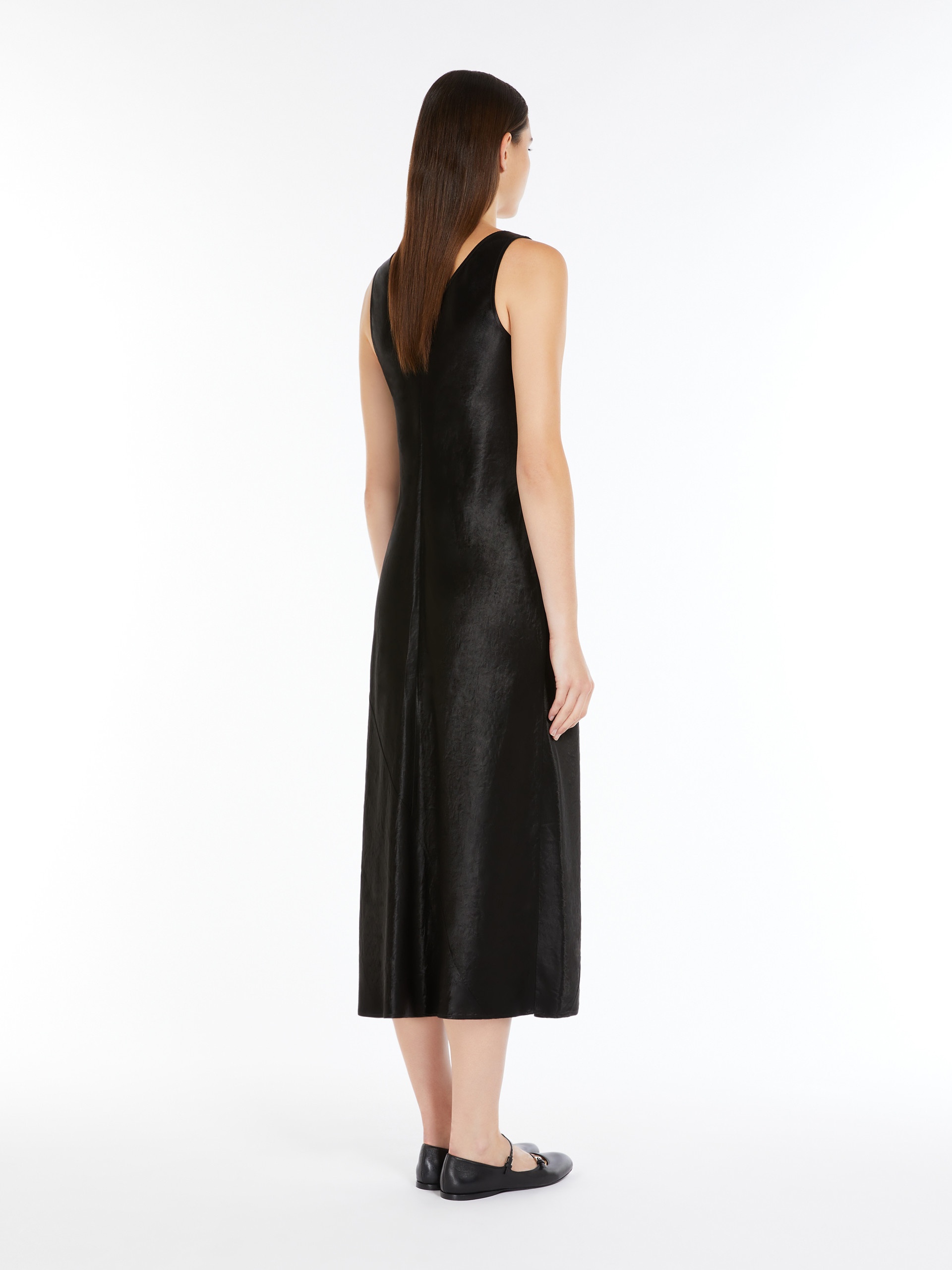 TALETE Flowing satin dress - 4