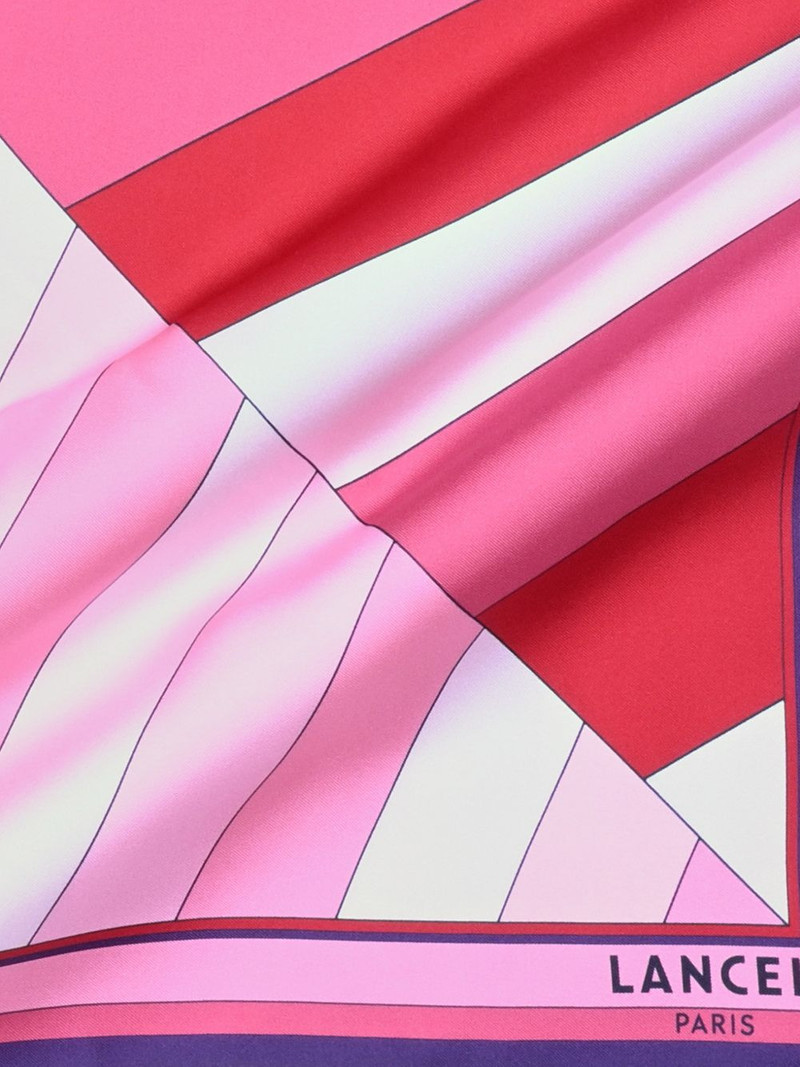 LANCEL printed triangle headband outlook