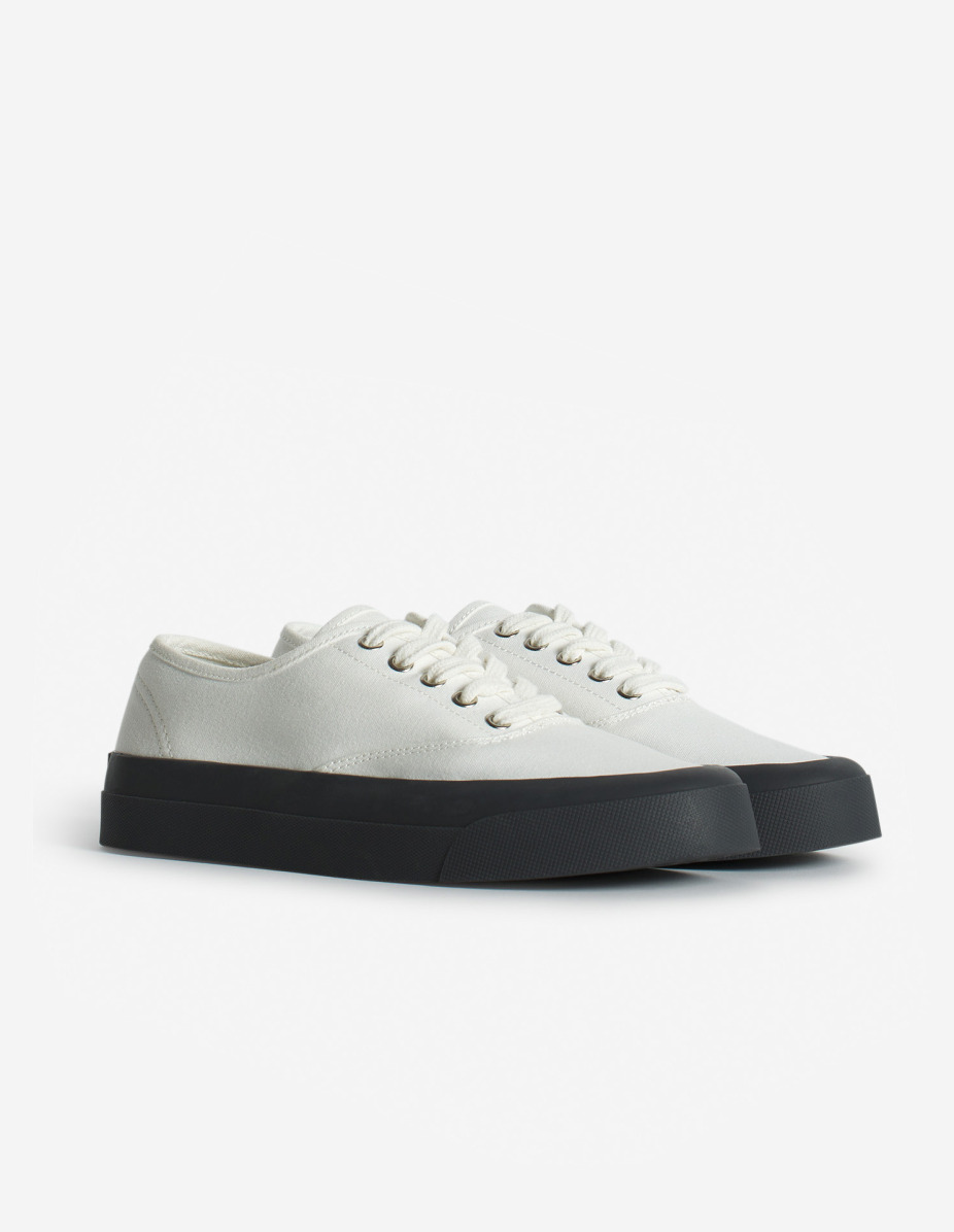 CANVAS LACE-UP SNEAKERS - 3