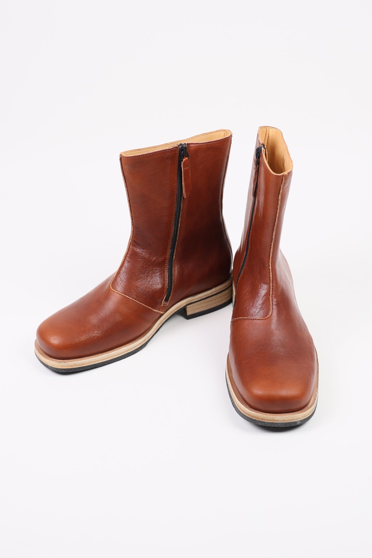 Camion Boot - Coney Cognac Leather - 3