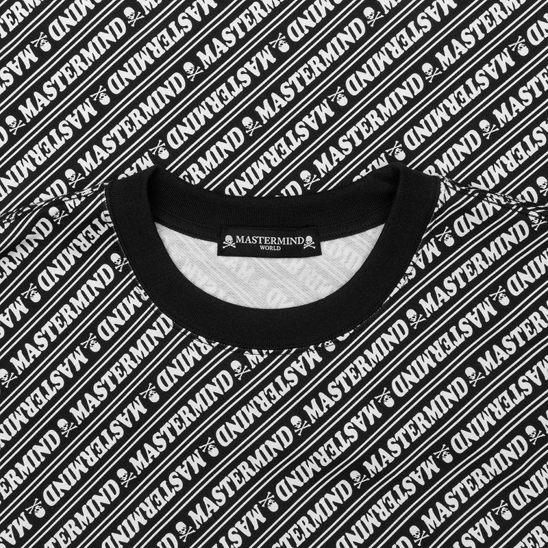 MASTERMIND WORLD MASTERMIND WORLD ALL OVER LOGO SWEATSHIRT - RED outlook