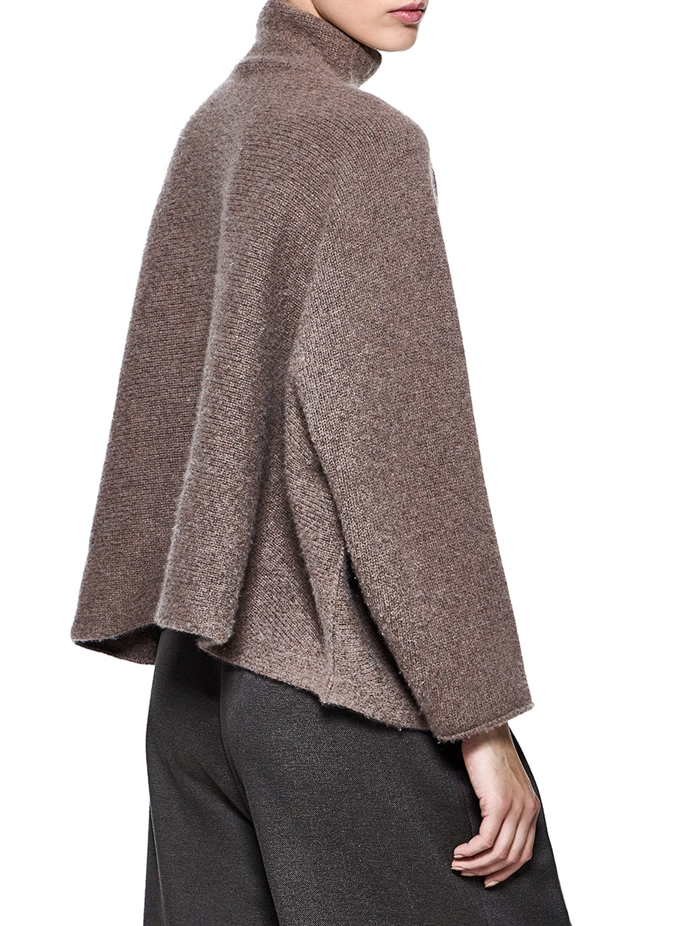 CASHMERE HIGH NECK SWEATER - 4