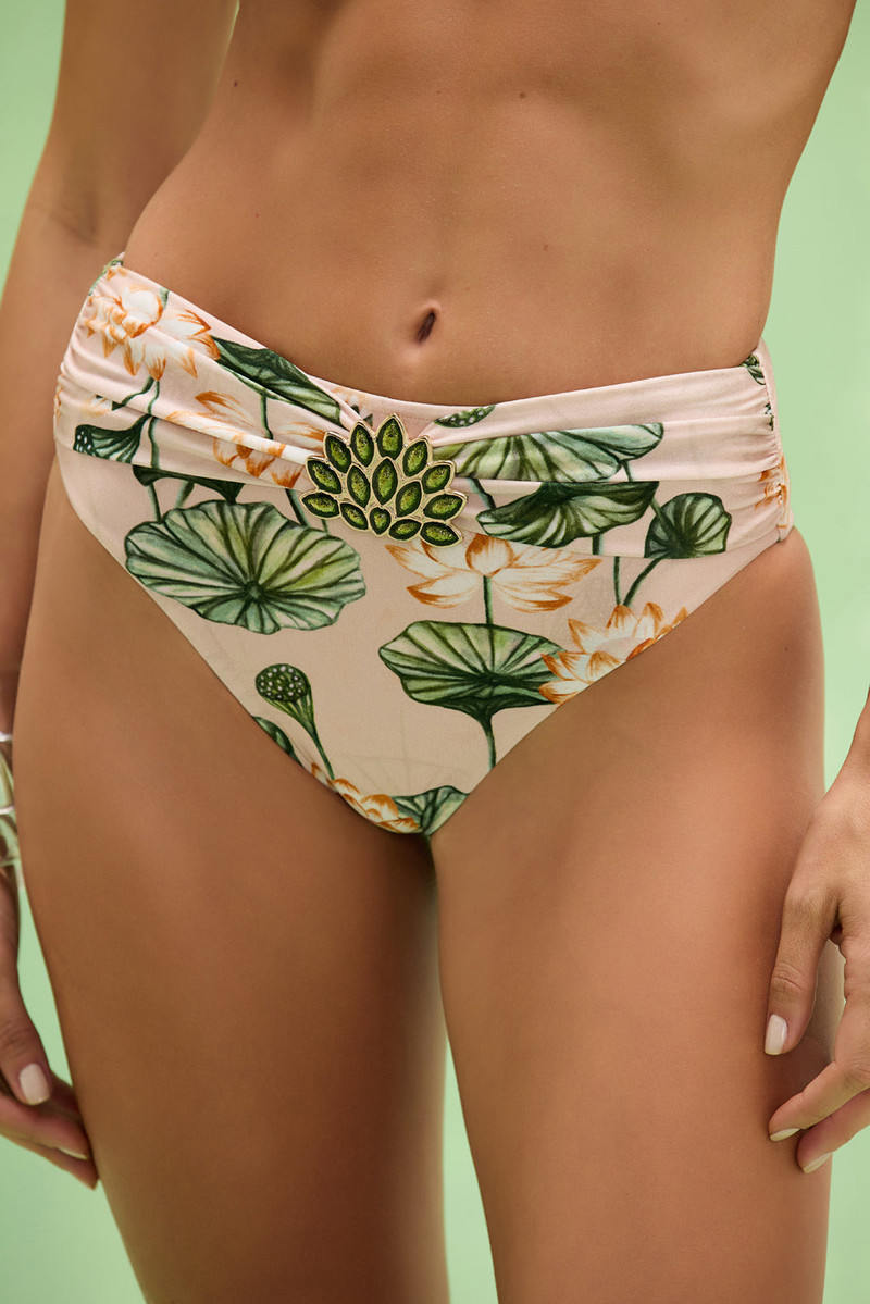 PatBO LOTUS HIGH WAIST BIKINI BOTTOM outlook