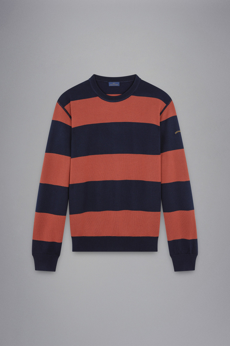 STRIPED PATTERN을 가진 WOOL SWEATER - 1