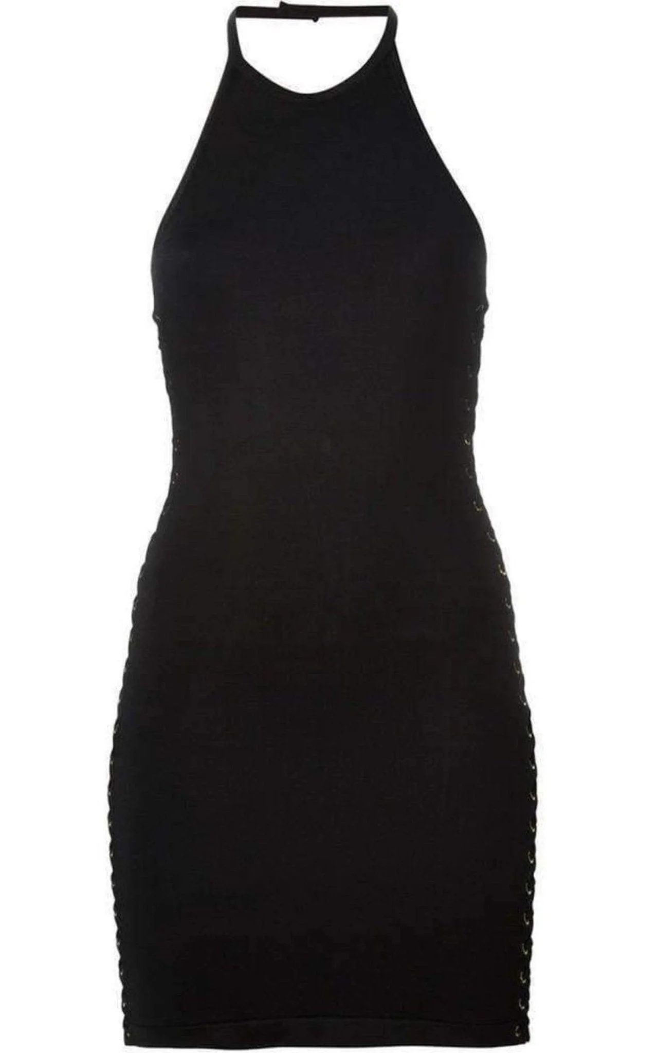Halter Neck Mini Dress - 1