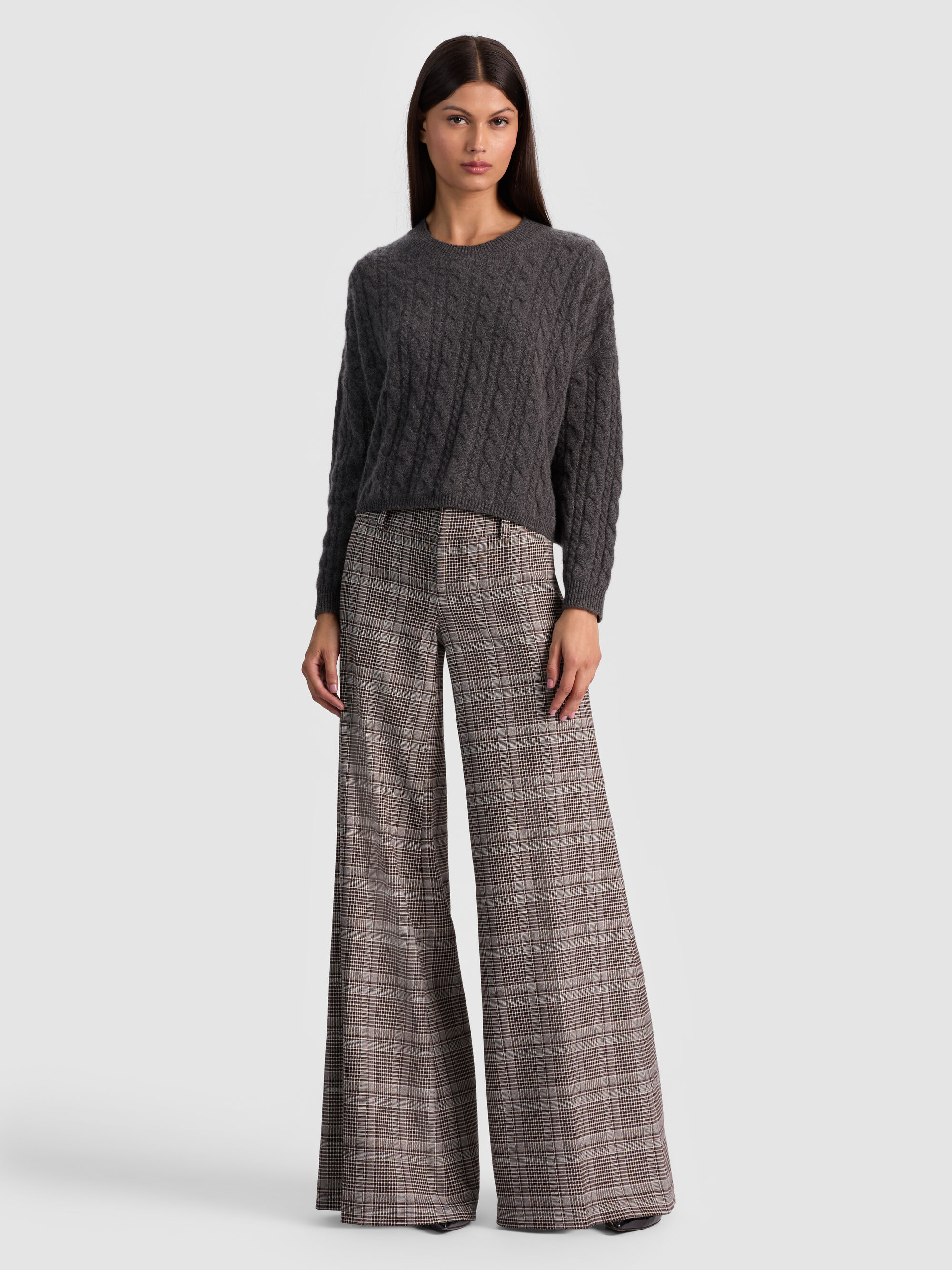CECILIE CASHMERE CABLEKNIT PULLOVER - 6