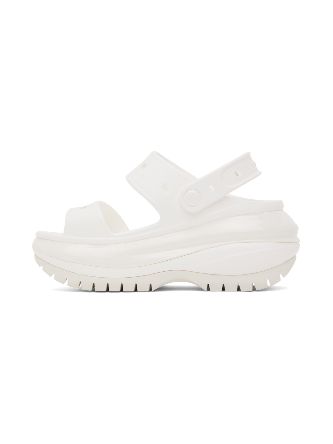 White Mega Crush Sandals - 3
