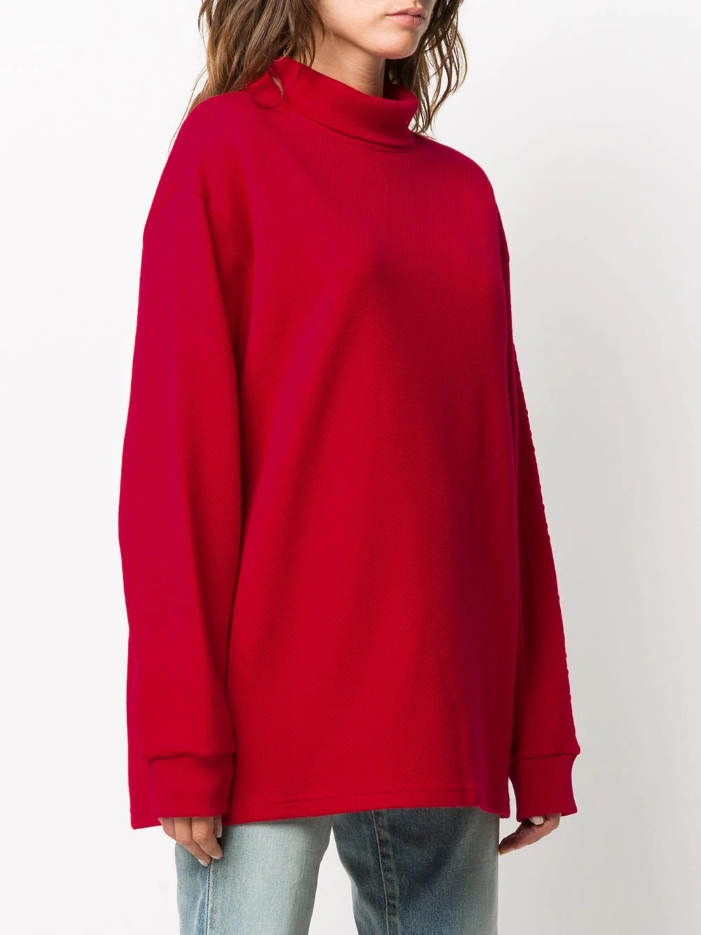 mock neck knit jumper - 3