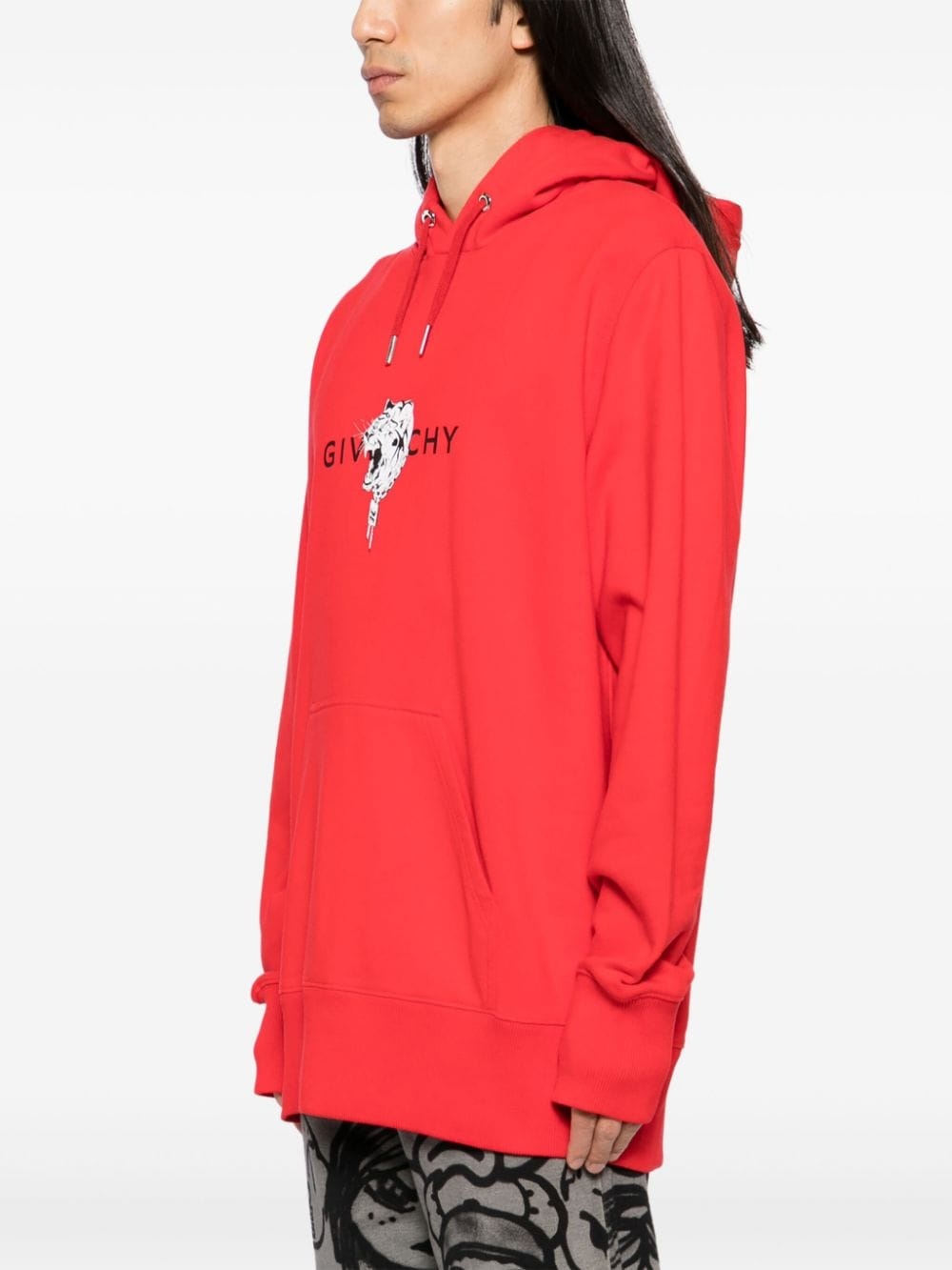 tiger print hoodie - 3