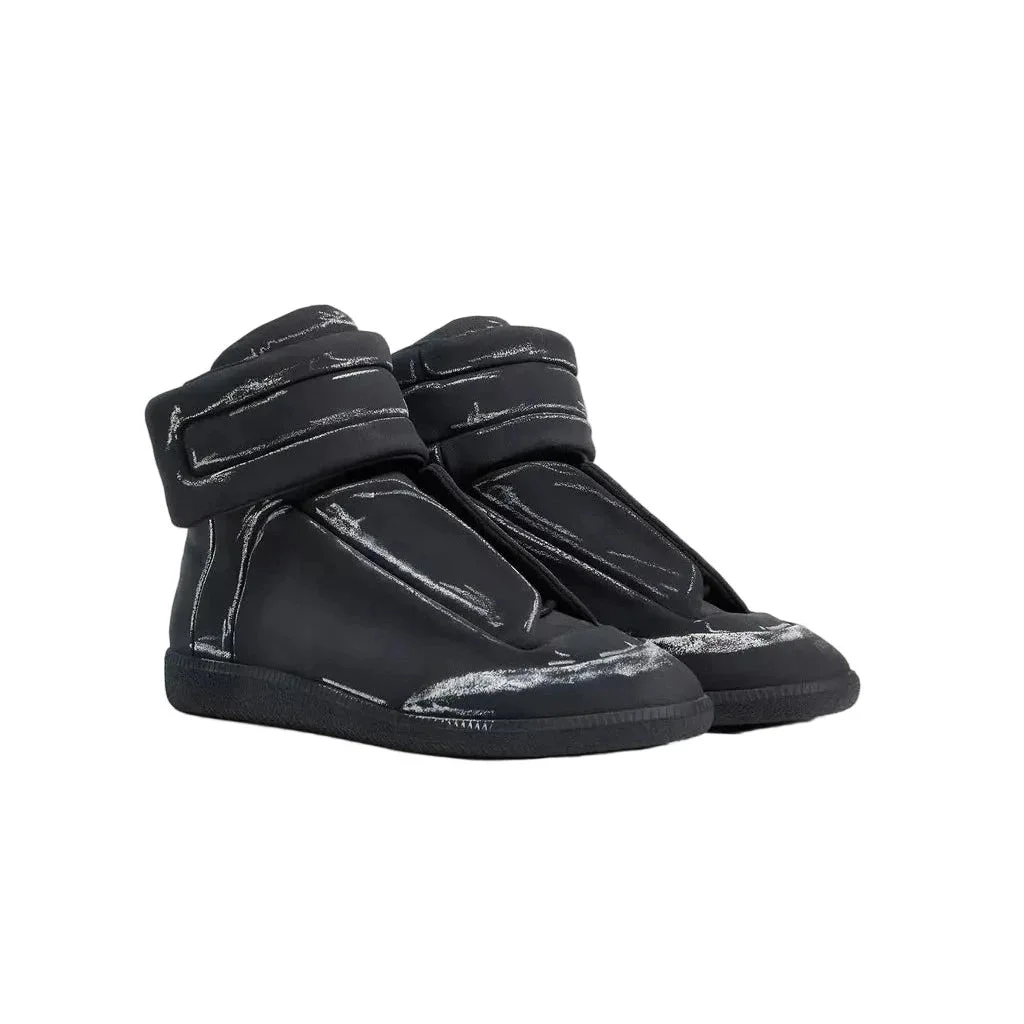 FUTURE HIGH-TOP SNEAKERS BLACKBOARD (BLACK) - 1