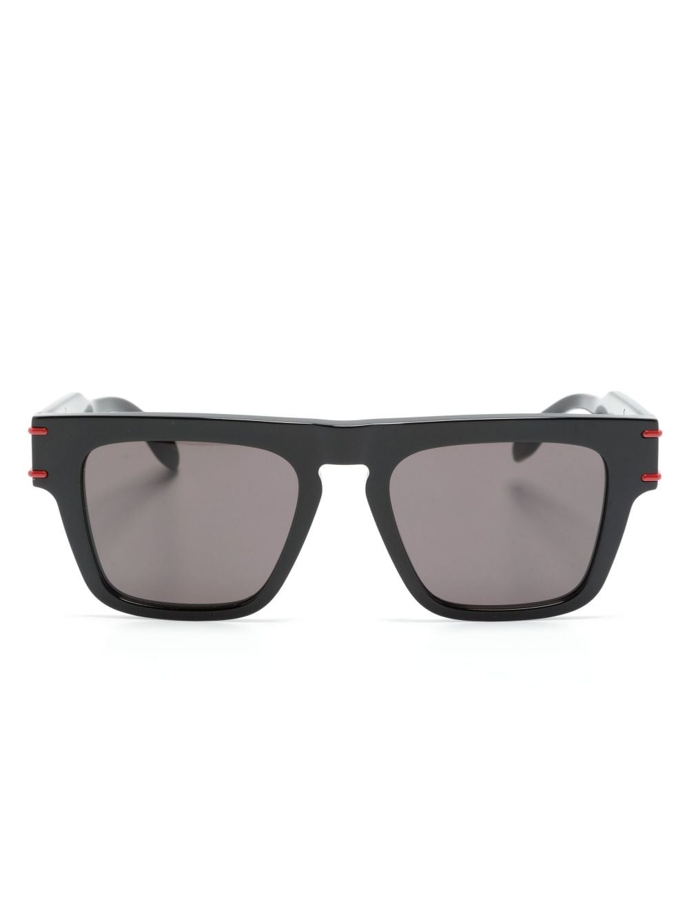 two-tone rectangle-frame sunglasses - 1