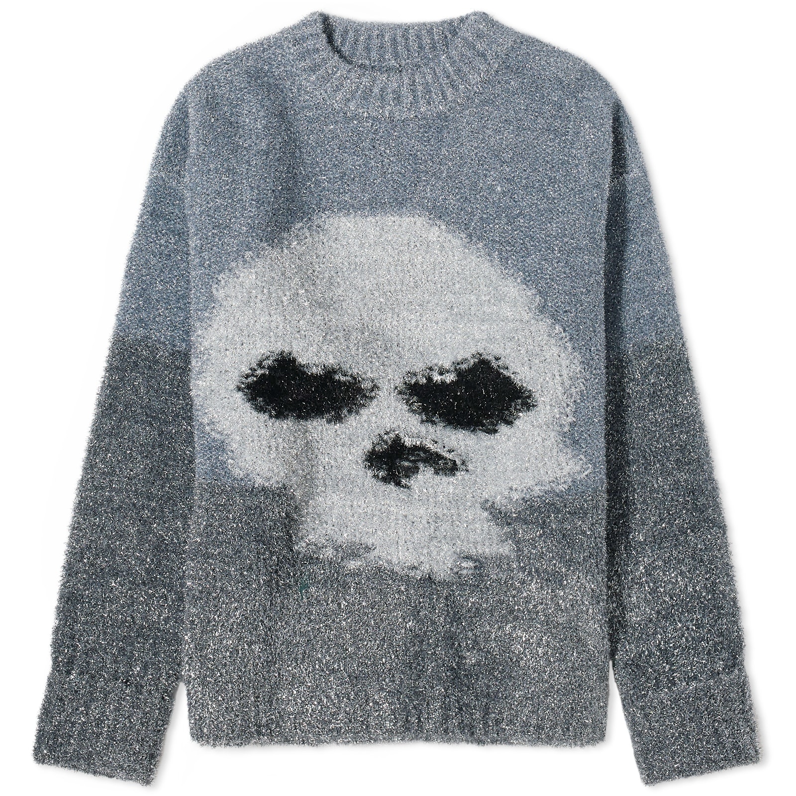 ERL Skull Knitted Crew Neck Jumper - 1