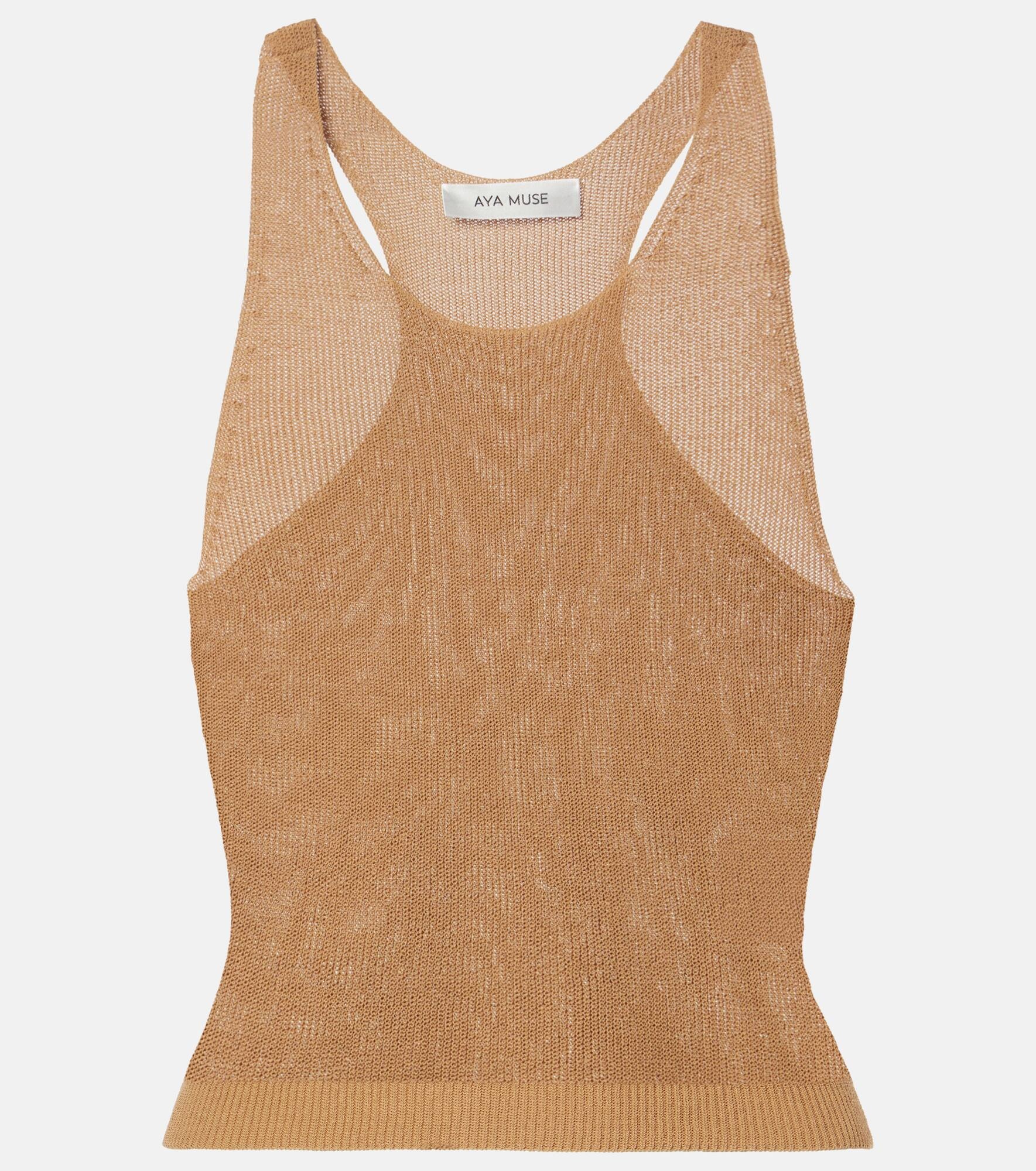 Ribbed-knit tank top - 1