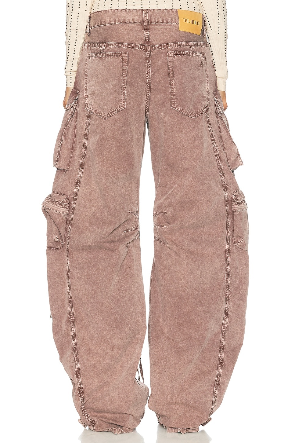 Wide Leg Cargo Pant - 4