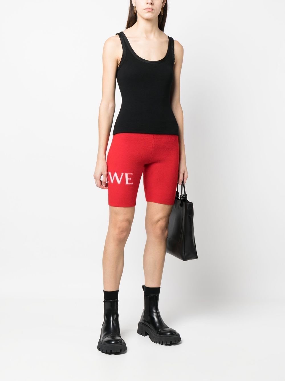 logo-print cycling shorts - 2