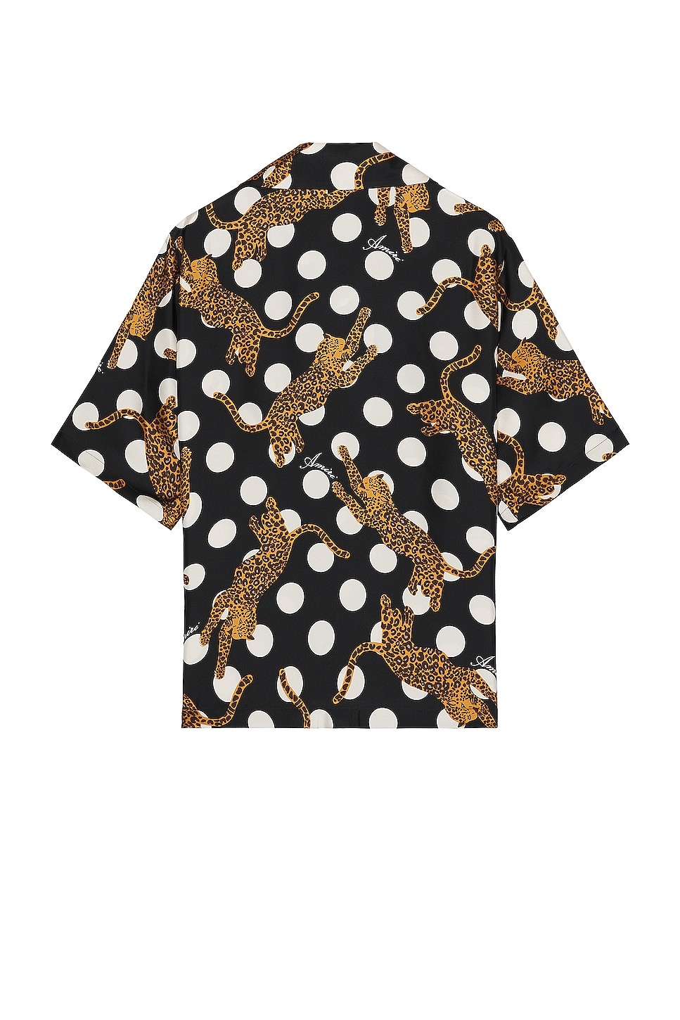 Leopard Polka Dots Bowling Shirt - 2