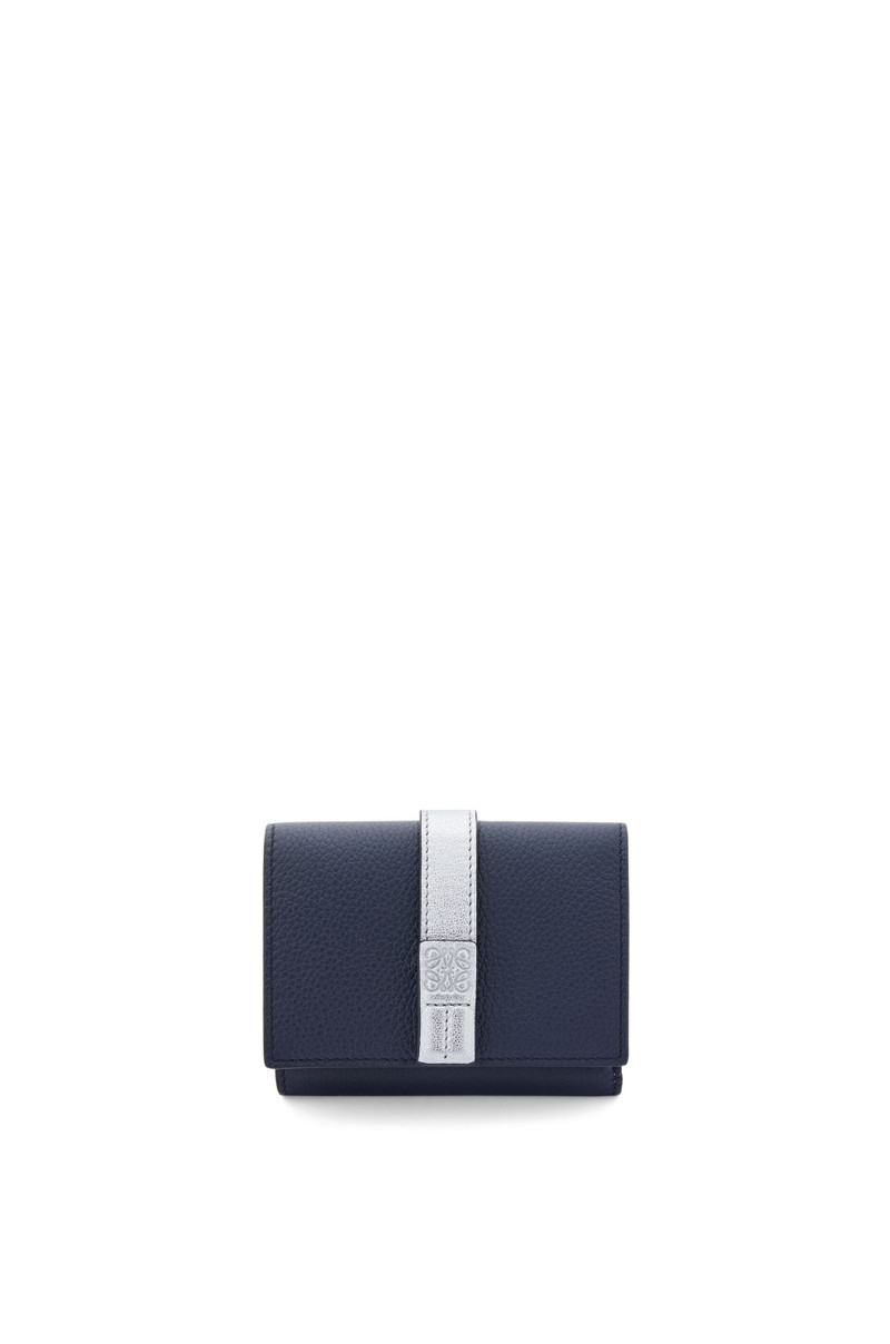 Trifold wallet in soft grained calfskin 1