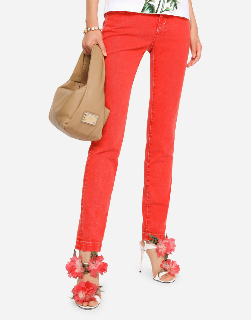 Dolce & Gabbana Small nappa leather soft bag with branded tag outlook