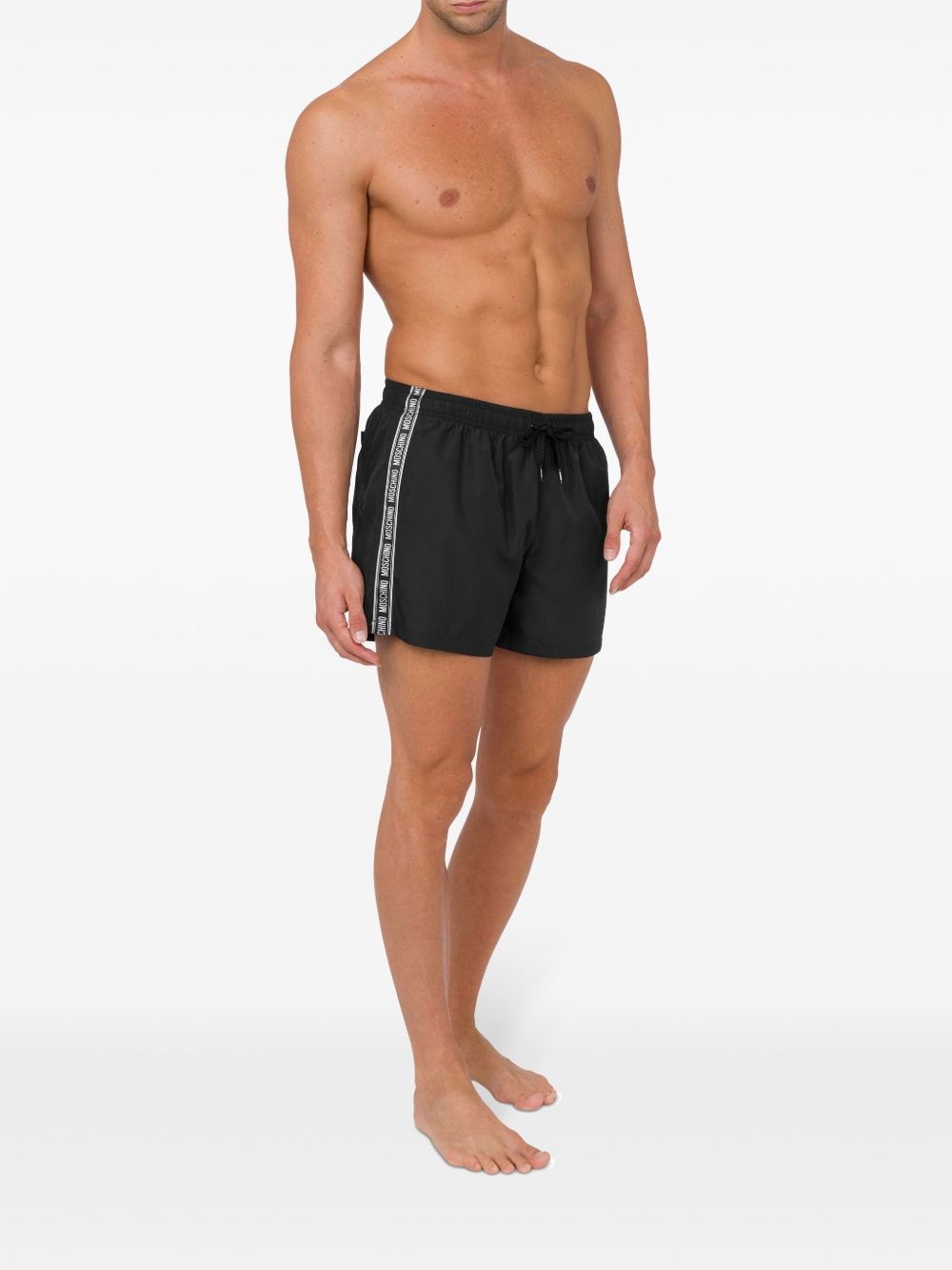 logo-print swim shorts - 3