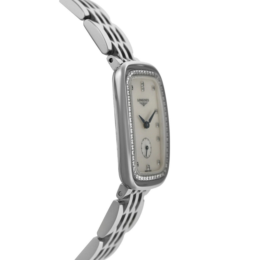 Pre-owned Longines Equestrian Collection Quartz Diamond Silver Dial Ladies Watch L6.142.0.87.6 - 4