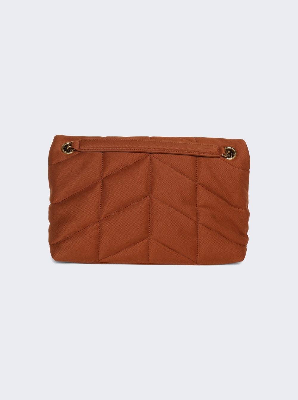 Small Canvas Puffer Bag Hot Rust - 5