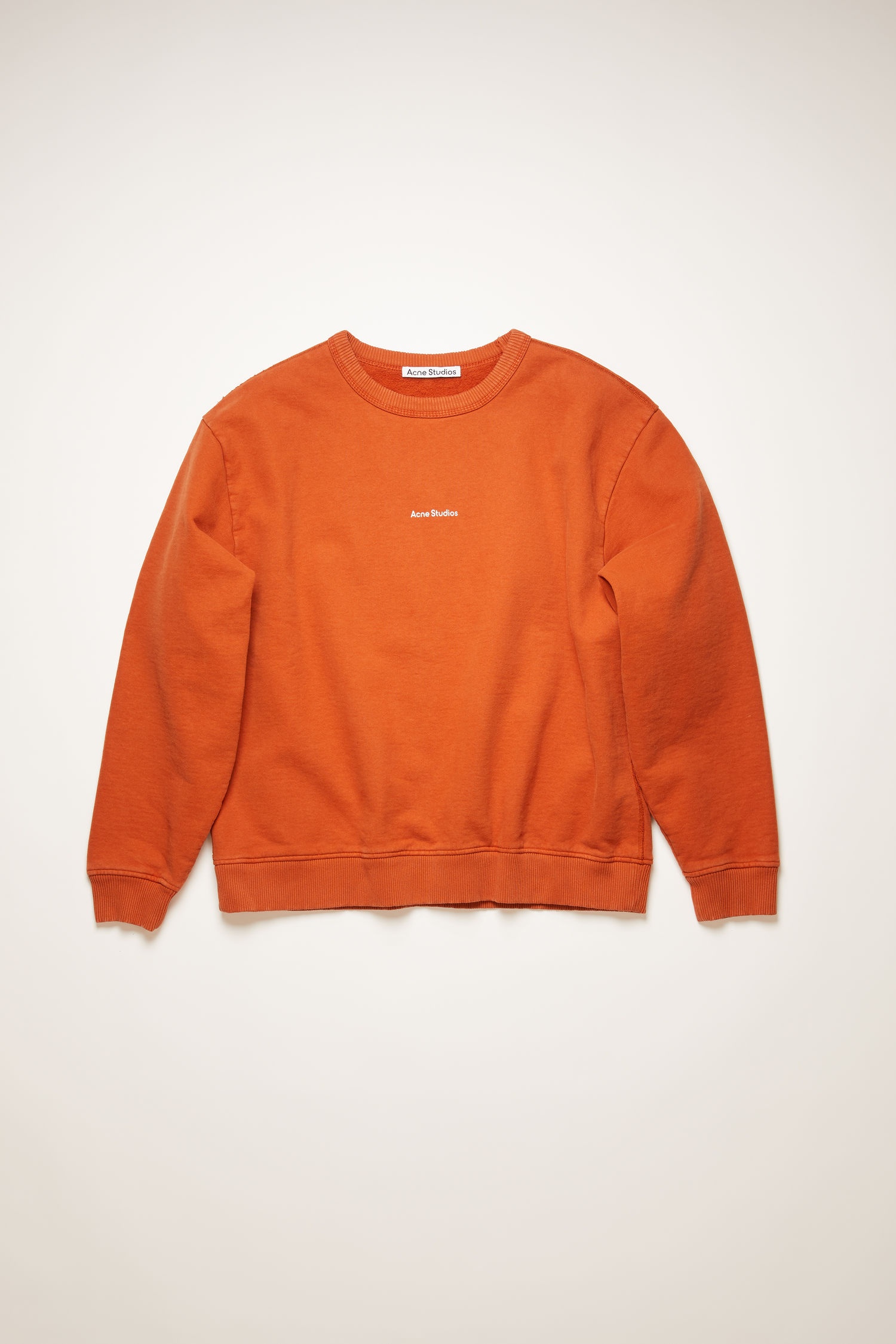 Logo-print sweatshirt pumpkin orange - 4