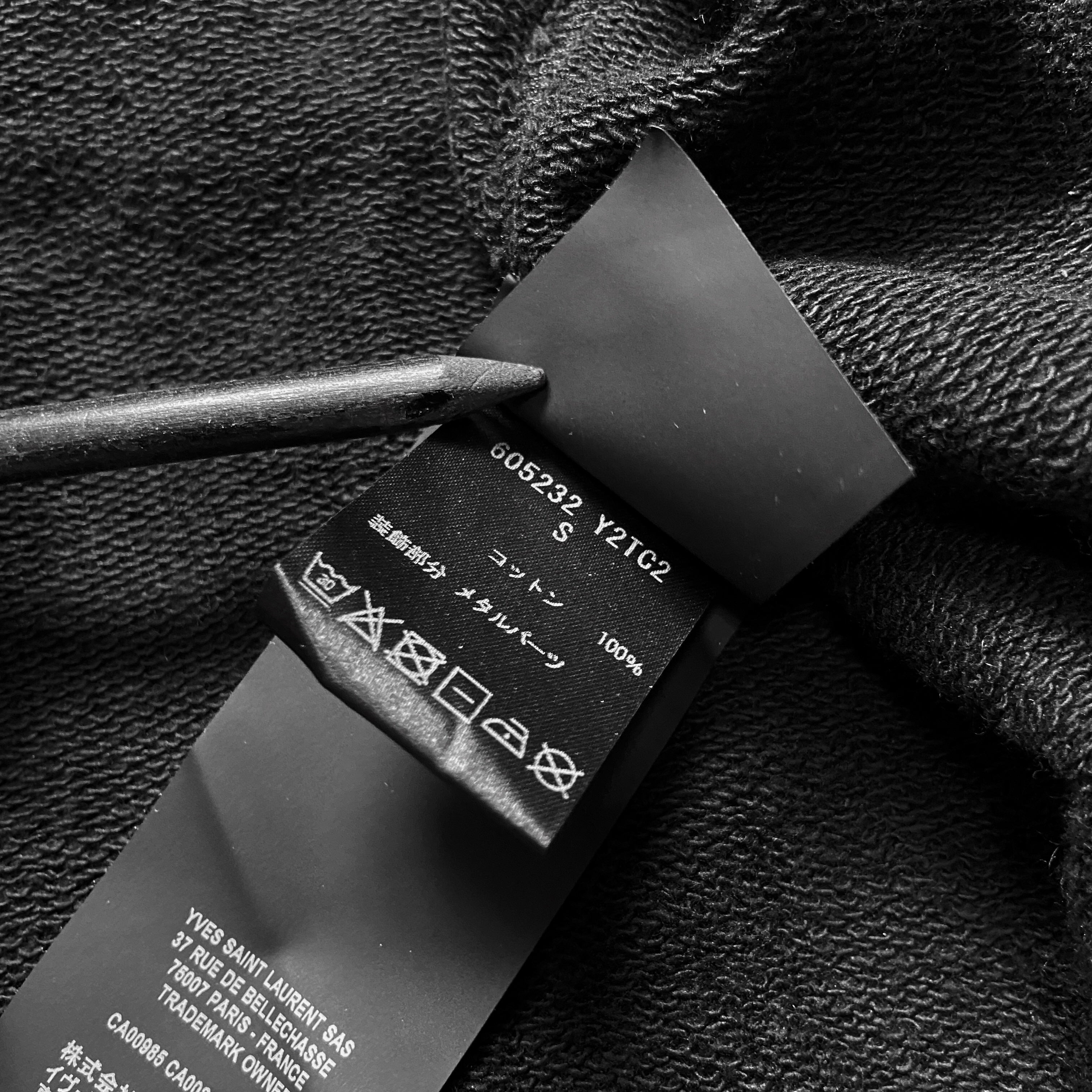 Saint Laurent studded western hoodie jacket S - 13