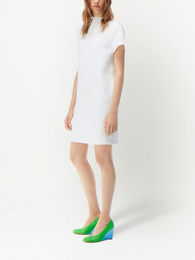 NINA RICCI textured short-sleeve mini dress outlook