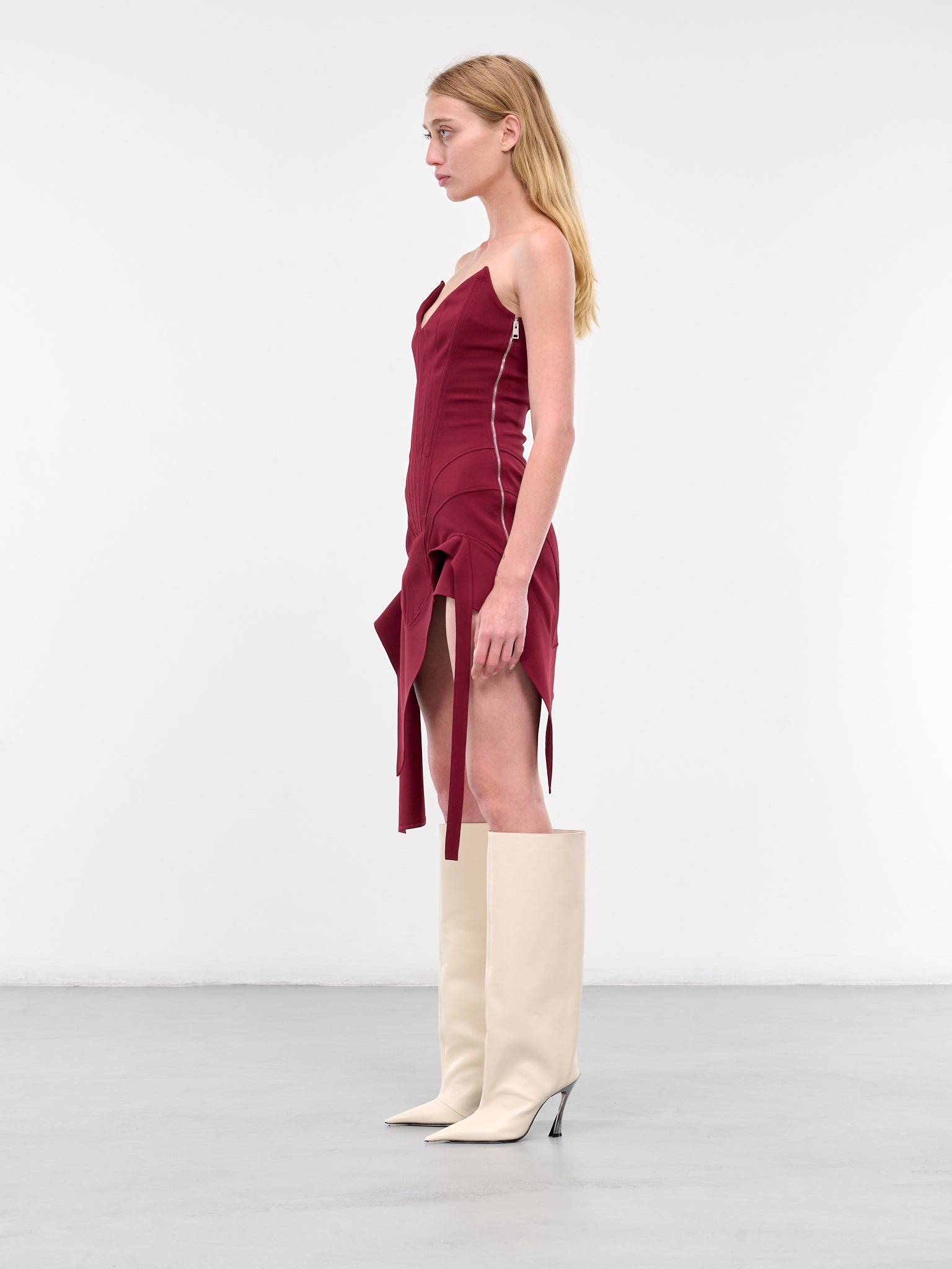 Draped Mini Dress - 2