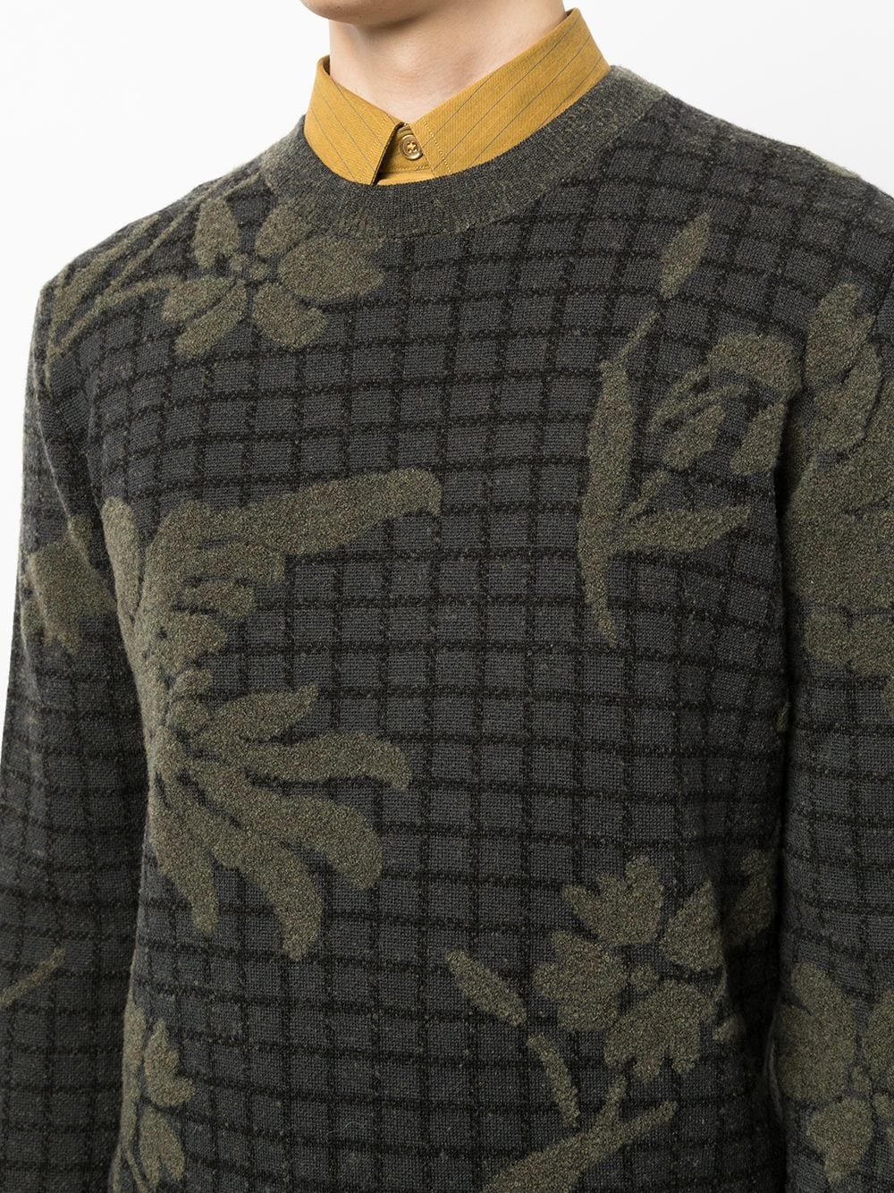 intarsia-knit wool-blend jumper - 5