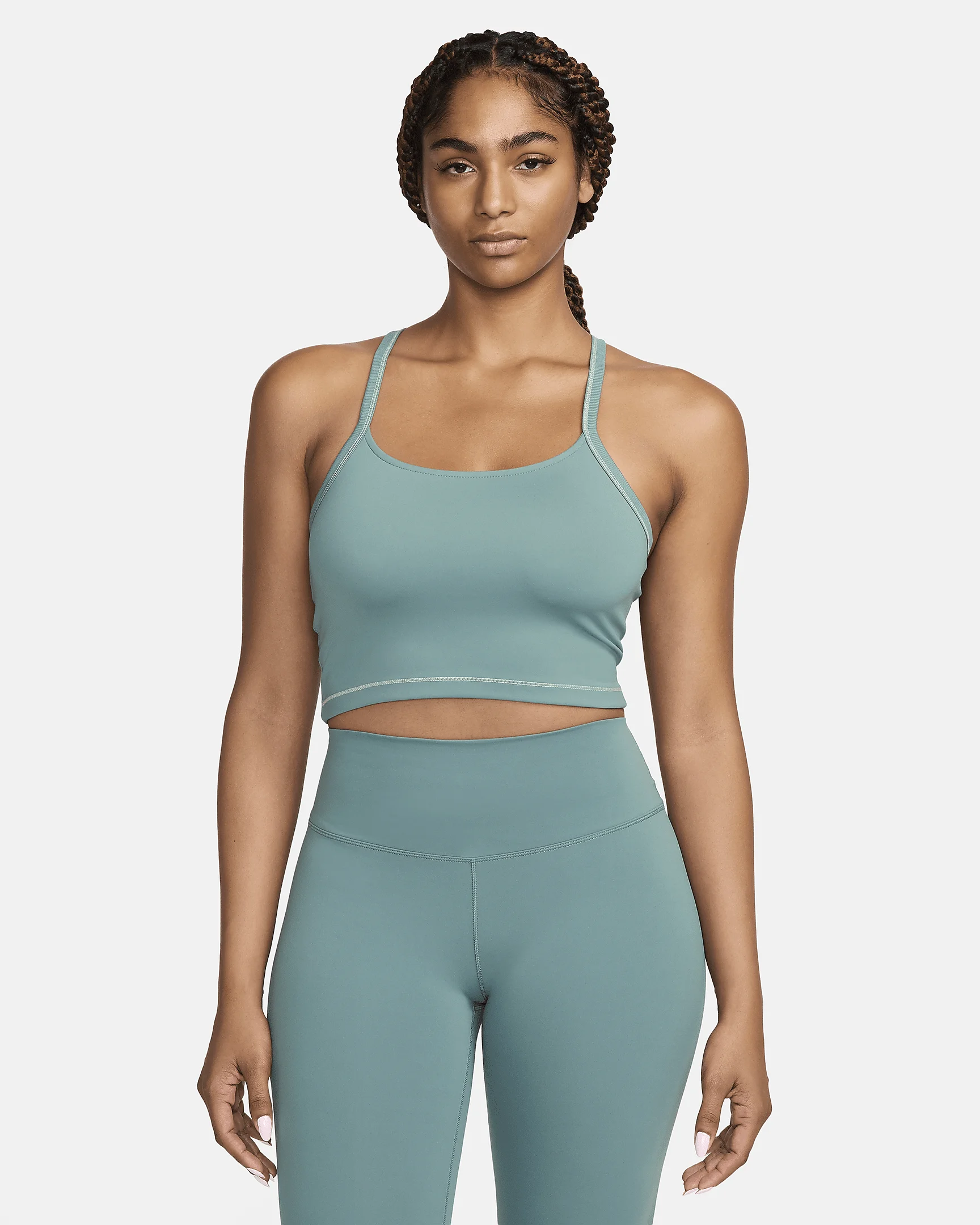 Nike One Fitted Women's Dri-FIT Cropped Tank Top - 1