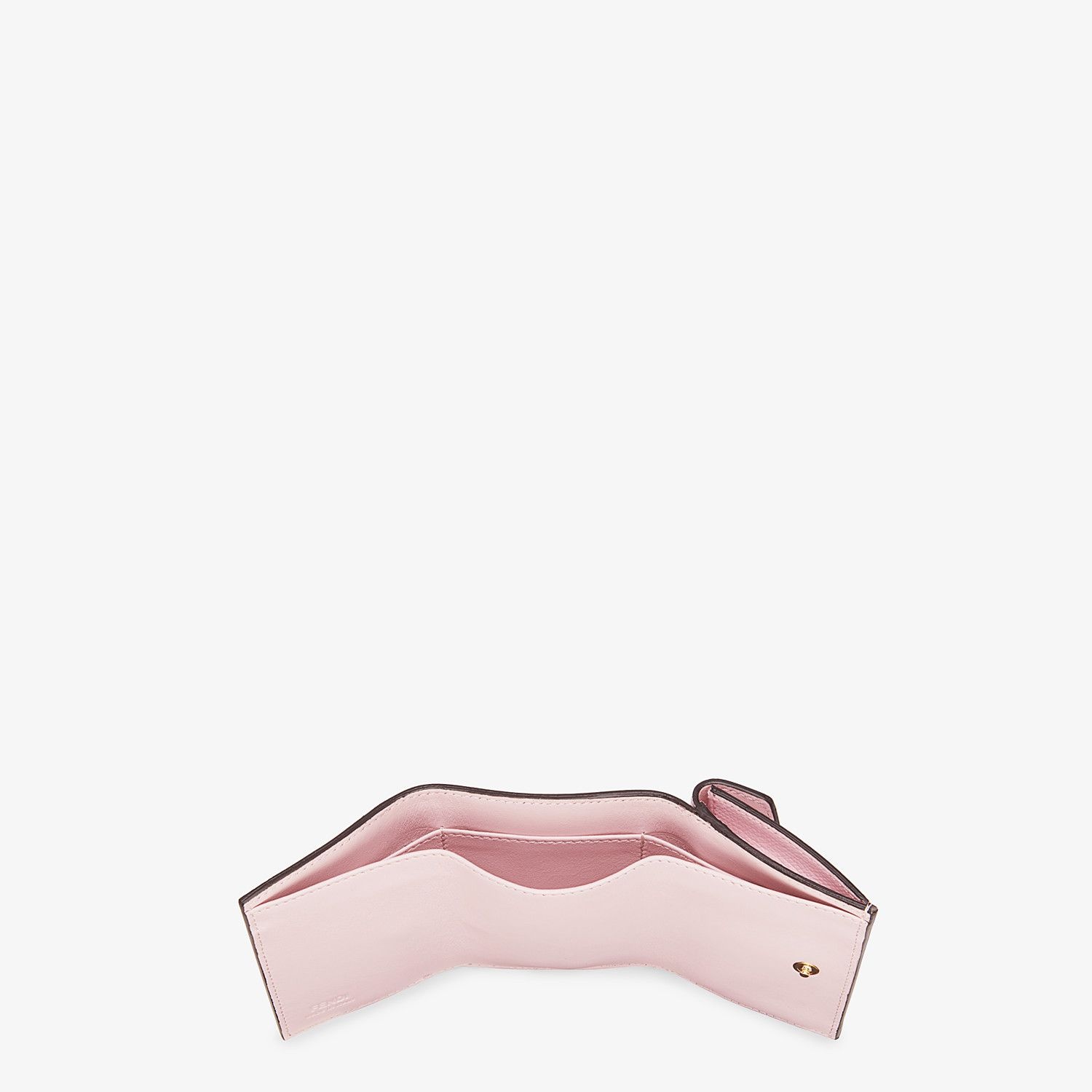 Pink leather wallet - 5