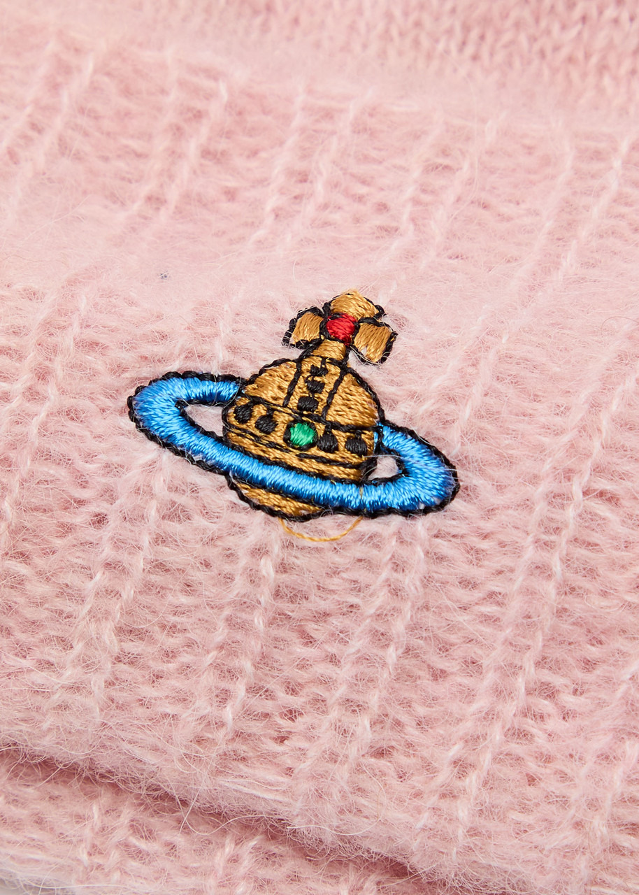 Vivienne Westwood Logo-embroidered Alpaca-blend Beanie - 3