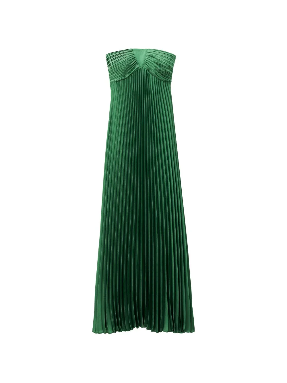 Willow pleated strapless dress - 1