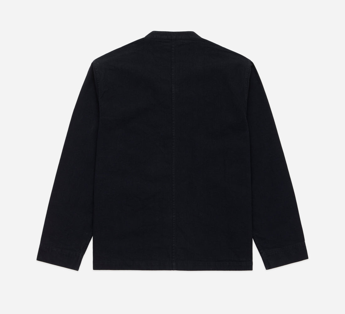 Kung Fu Jacket - Black Twill - 2