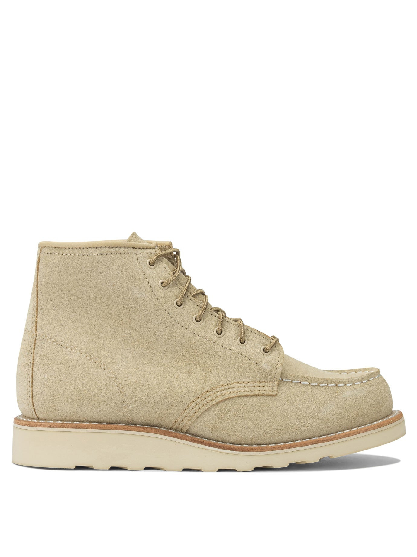 Red Wing Shoes - Red Wing Shoes "6'' Moc Toe 3328 Cream Abilen" Lace-up Ankle Boots - 1