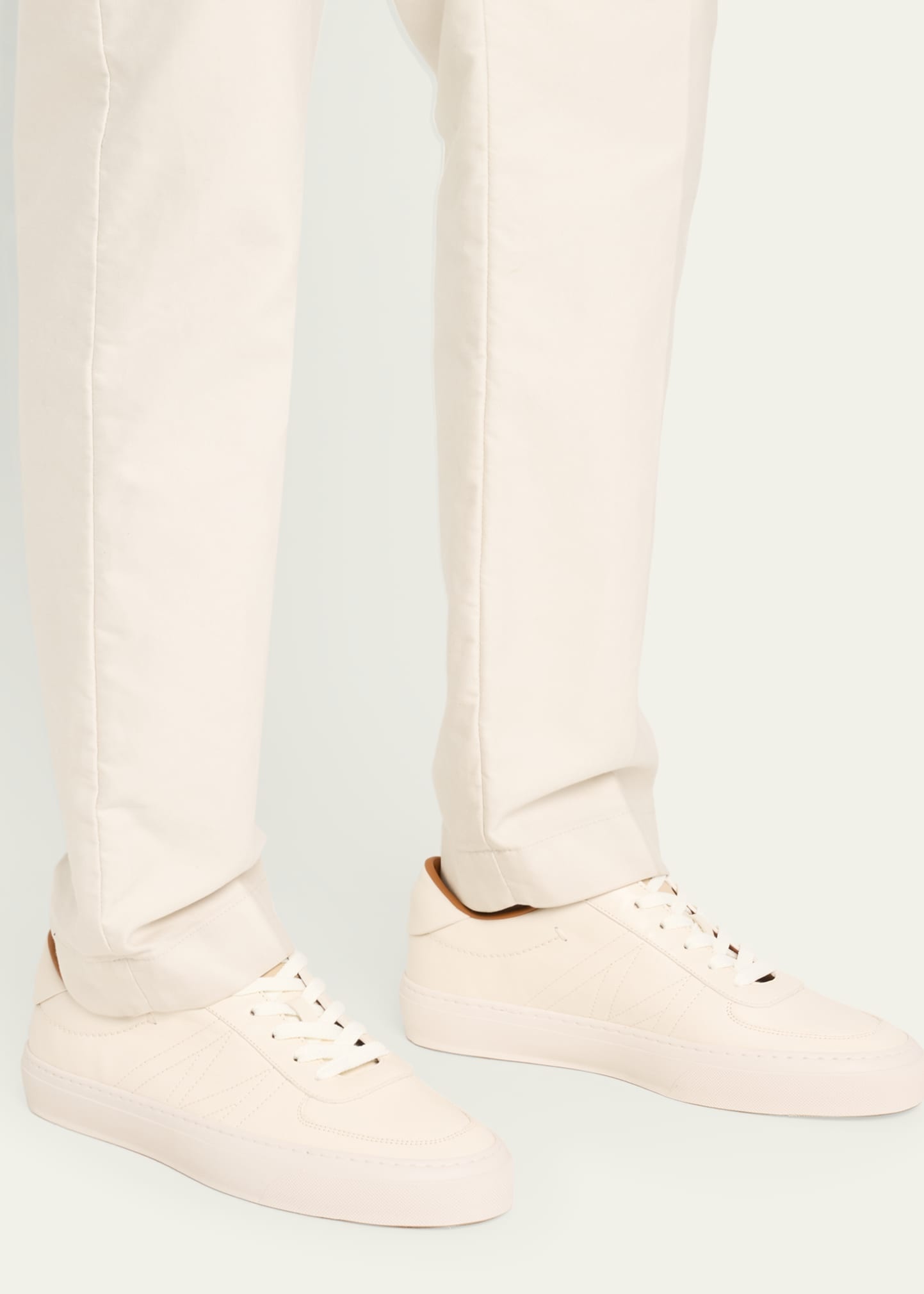 Men's Monclub Calfskin Low-Top Sneakers - 2