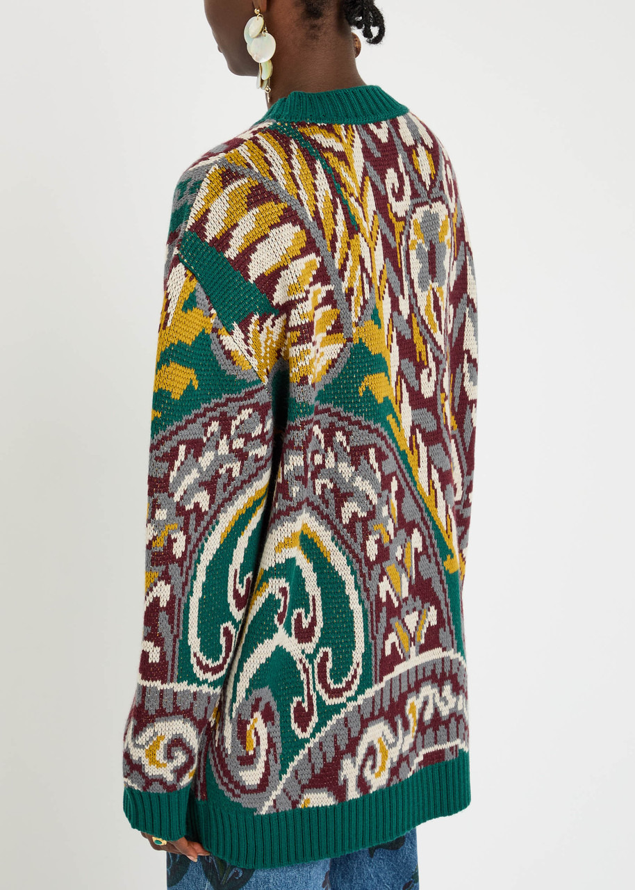 Etro Patterned Wool-blend Jumper - 3