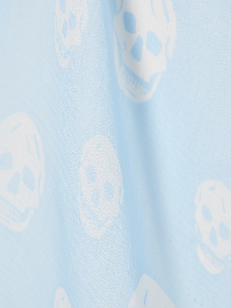 Printed Silk-chiffon Scarf 3