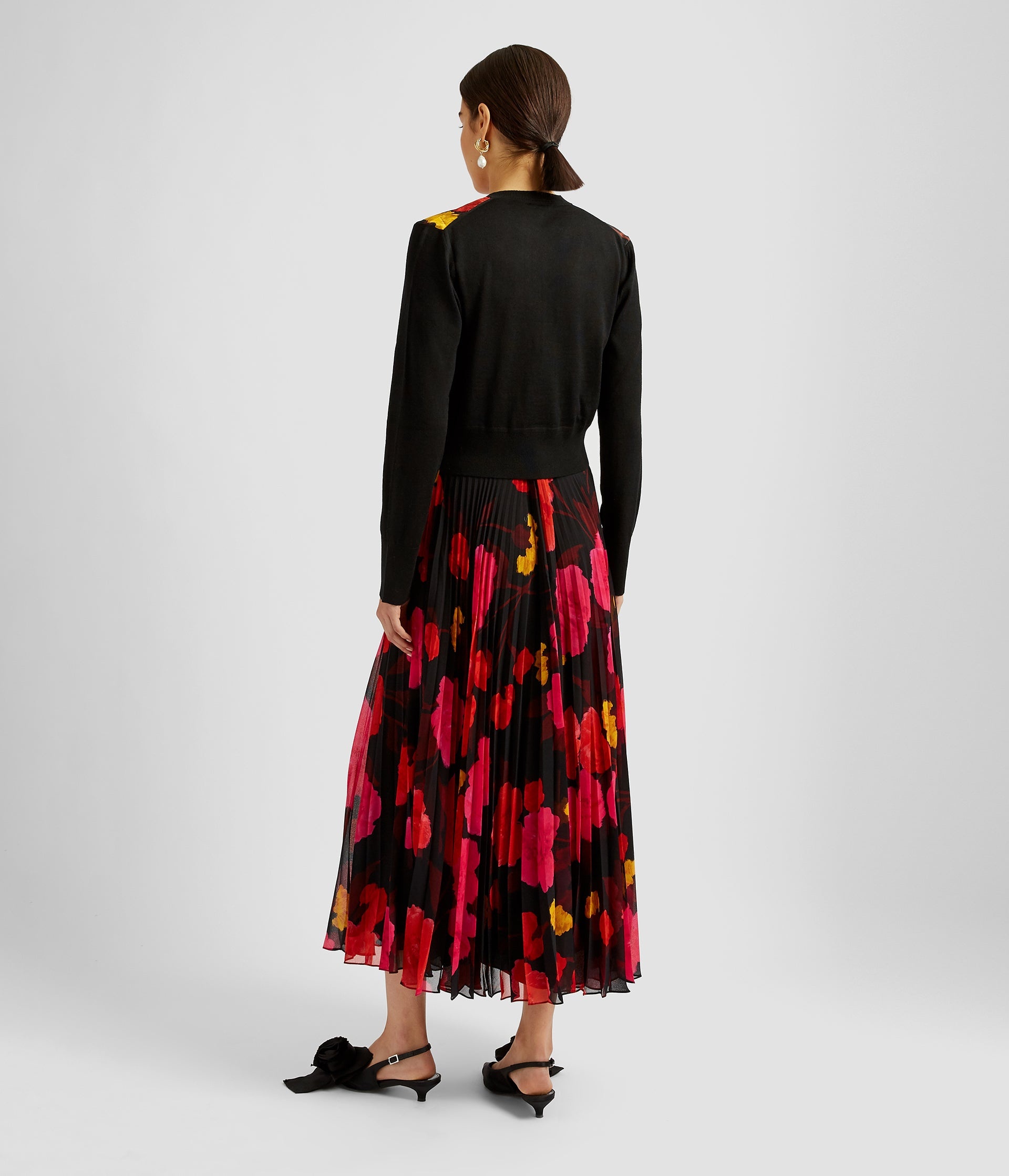 PLEATED MIDI SKIRT - 3